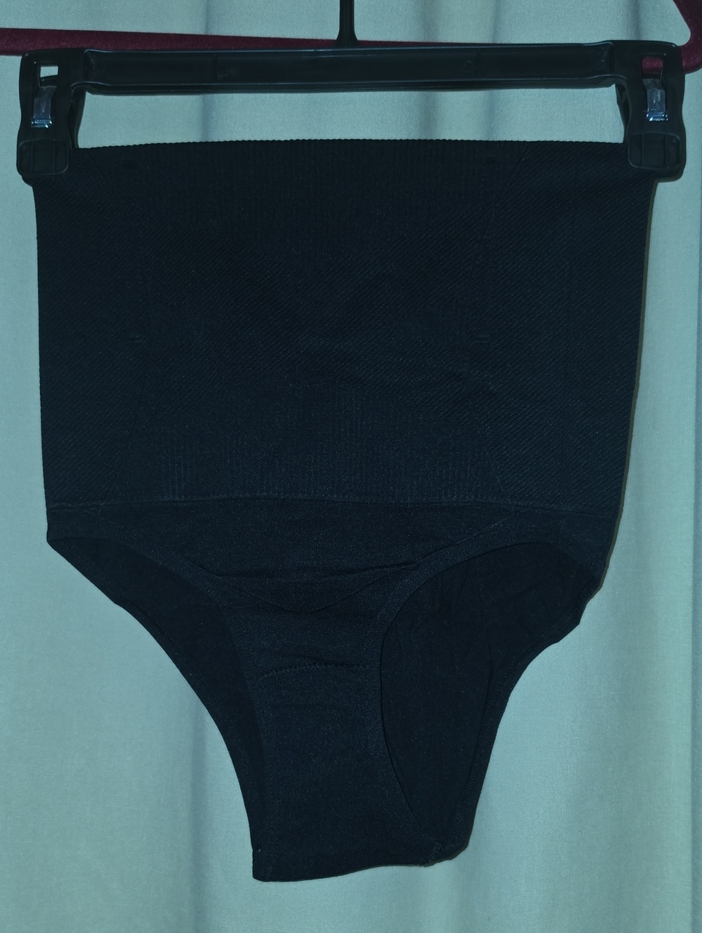 High-Waist Shaping Briefs — Black Seamless Support